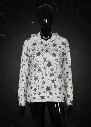 Felpa con Cappuccio Liu Jo Vintage - Stampa Stelle & Paillettes, marca: Liu Jo, estado: Nuevo sin etiquetas, tamaño: M / 38 / 10, 8,90 €, 10,05 € Protección al comprador incluida