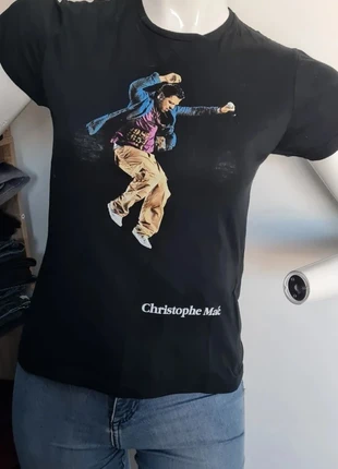 t-shirt noir christophe maé Taille M, brand: Christophe mae, condition: Very good, size: M / 38 / 10, €5.00, €5.95 includes Buyer Protection