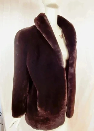 Manteau fausse fourrure 60s effortless quiet luxury faux fur coat mantel classic 36 38 S M, brand: Vintage Chic, condition: Very good, size: M / 38 / 10, €36.00, €38.50 includes Buyer Protection