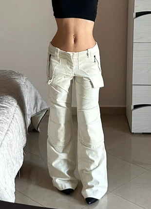 Pantaloni in velluto Vintage Y2K Bootcut fit 2000s jnco style Hip-Hop Rave StreetWear, merk: Japan Style, staat: Heel goed, maat: M / 38 / 10, € 29,90, € 32,10 inclusief Kopersbescherming Pro