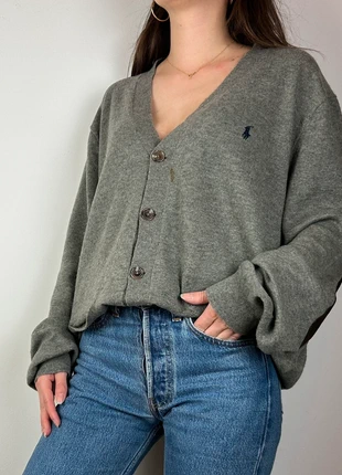 Cardigan pull vintage Ralph Lauren Taille L gris 3836, marca: Ralph Lauren, estado: Bom, tamanho: L / 40 / 12, €15.00, €16.45 inclui Proteção do Comprador Pro