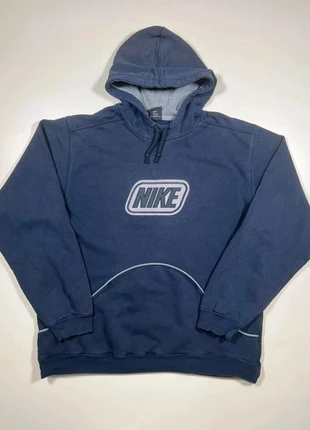 Sweat à capuche Nike vintage hoodie bleu marine | M, brand: Nike, condition: Satisfactory, size: M, €20.00, €21.70 includes Buyer Protection Pro