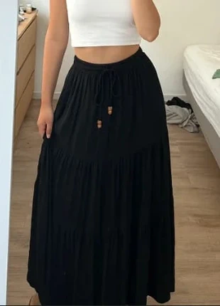 Jupe longue noire, taille S, marke: Solenza Roma, zustand: Sehr gut, größe: S / 36 / 8, 35,99 €, 38,49 € inklusive Vinted-Käuferschutz