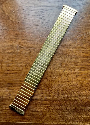 Bracelet de montre vintage en acier extensible doré 16mm 18mm neuf, brand: vintage strap, condizioni: Nuovo senza cartellino, taglia: Taglia unica, €6.95, €8.00 include la Protezione acquisti Pro