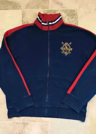 Magnifique veste zippée épaisse pull Ralph Lauren - Homme XL - Marine et rouge - Excellent état, marque: Ralph Lauren, état: Très bon état, taille: XL, 69,00 €, 73,15 € Protection acheteurs (Pro) incluse