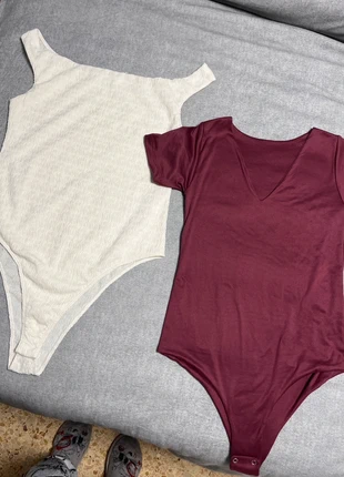 Lote 2 Bodies Mujer Marca Sybilla Talla M – Nuevos Sin Etiqueta – Crema y Burdeos Forrados, brand: Sybilla, condizioni: Nuovo senza cartellino, taglia: M / IT 42 / EU 38, €11.00, €12.25 include la Protezione acquisti