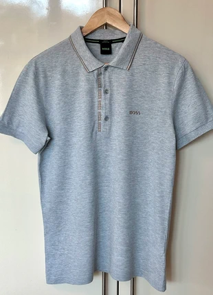 Hugo Boss Grey Short Sleeved Polo, brand: Hugo Boss, condition: Very good, size: L, £21.10, £22.86 includes Buyer Protection Pro