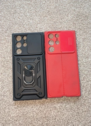 2x Samsung S22 Ultra Phone Cases – Red & Black 📱, brand: Bundle, condition: Good, £1.00, £1.75 includes Buyer Protection