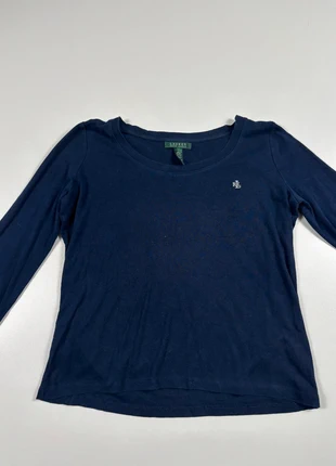 T-shirt manches longues marine brodé – Lauren Ralph Lauren – Taille L, brand: Ralph Lauren, condition: Very good, size: L / 40 / 12, €12.50, €13.83 includes Buyer Protection Pro