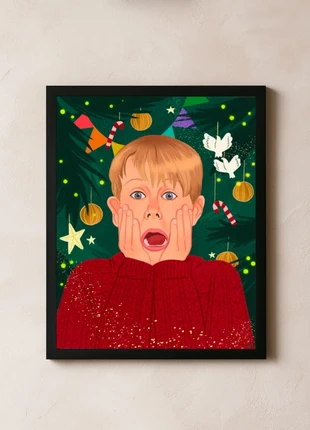 Home Alone Poster A4 Framed | Christmas Movie Wall Art 🎄, brand: Universal Studios, condition: New with tags, £10.99, £12.24 includes Buyer Protection Pro