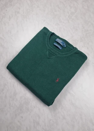 Pull Ralph Lauren Vert Col Rond Taille L - Classique et Confortable, marca: Ralph Lauren, estado: Muy bueno, tamaño: L, 39,00 €, 41,65 € Protección al comprador incluida