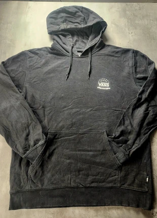 Vans - Sweat à capuche noir logo blanc coton Taille XL, brand: Vans, condizioni: Ottime, taglia: XL, €15.00, €16.45 include la Protezione acquisti