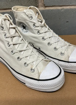 Converse Chuck Taylor All Star Platform Lift White Hi Top Trainers UK 6.5, brand: Converse, condition: Very good, size: 6.5, £45.00, £47.95 includes Buyer Protection