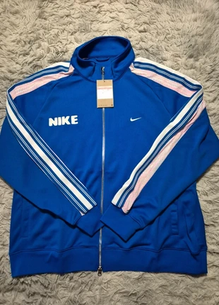Veste de sport vintage zippée Nike Bleu Taille L, brand: Nike, condition: New with tags, size: L, €37.50, €40.08 includes Buyer Protection
