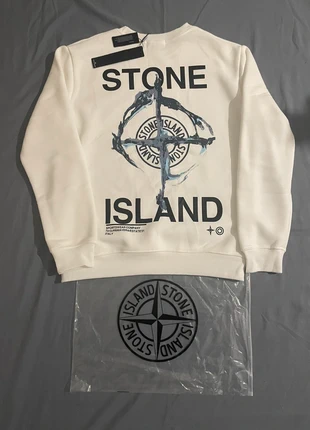 Sweat Stone islande Blanc, brand: stone islandee, condizioni: Nuovo con cartellino, taglia: M, €49.99, €53.19 include la Protezione acquisti