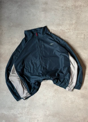 Veste coupe-vent reebok bleu marine grise sportswear navy grey track jacket oversize taille XXXL, brand: Reebok, condizioni: Ottime, taglia: XXXL, €9.00, €10.15 include la Protezione acquisti Pro