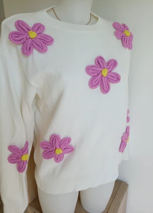 Pull vintage Fleur en relief taille S, marke: Vintage Dressing, zustand: Neu, größe: S / 36 / 8, 8,00 €, 9,10 € inklusive Vinted-Käuferschutz
