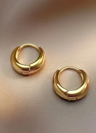 Boucles d'oreilles dorée créole en acier inoxydable, marca: Tendance, estado: Novo sem etiquetas, €10.50, €11.73 inclui Proteção do Comprador