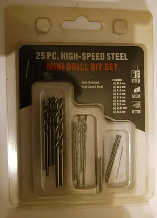 Kit 25 mini forets a métaux HSS précision de 0,5 a 3 mm, condition: New without tags, €6.90, €7.95 includes Buyer Protection Pro
