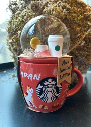 Starbucks Japan *Limited Edition* mt. fuji beker + sneeuwbol, marque: Starbucks, état: Neuf, 85,00 €, 89,95 € Protection acheteurs incluse