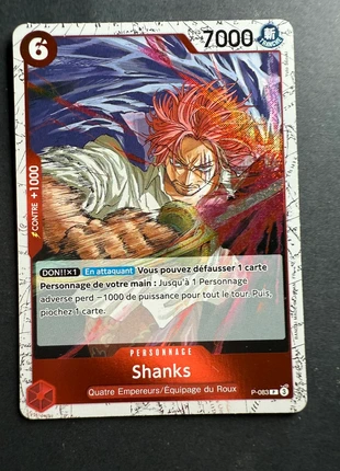 Shanks – P-083 – Foil – PRB-02, marque: OnePiece, état: Très bon état, 1,00 €, 1,75 € Protection acheteurs incluse