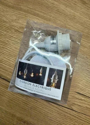 Suspension ampoule cordon électrique, brand: Leroy Merlin, condition: New with tags, €5.00, €5.95 includes Buyer Protection