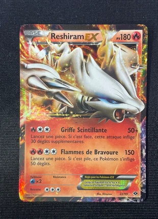 Reshiram EX 22/99, marque: Pokémon, état: Bon état, 5,00 €, 5,95 € Protection acheteurs incluse