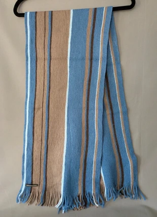 Écharpe Father & Sons en laine vierge Bleu & Marron, brand: Father & sons, condition: Very good, €13.00, €14.35 includes Buyer Protection Pro
