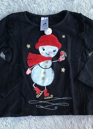 T shit / pull fin bonhomme de neige, marque: Palomino, état: Très bon état, taille: 3 ans / 98 cm, 2,00 €, 2,80 € Protection acheteurs incluse