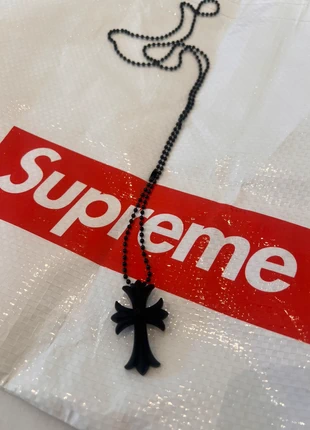 Collier/chaine chrome hearts silicone noir, marque: Chrome Hearts, état: Neuf sans étiquette, 17,50 €, 19,08 € Protection acheteurs incluse