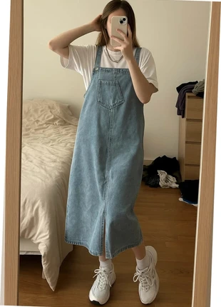 Salopette en jean oversize - tendance et comfy, état: Très bon état, taille: L / 40 / 12, 39,90 €, 42,60 € Protection acheteurs (Pro) incluse