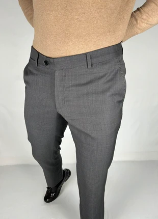 Pantalon de costume gris à carreaux fins - 100% laine coupe slim | taille fr44, marca: Vintage Dressing, estado: Muy bueno, tamaño: W34 | ES 44, 20,00 €, 21,70 € Protección al comprador Pro incluida