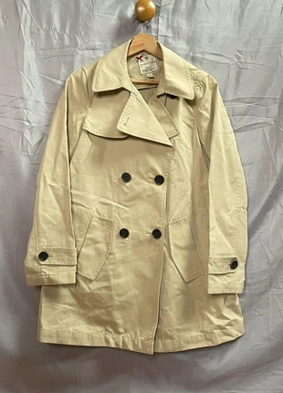 Veste Longue Caban Trench Coat Avec Détails, brand: Vintage Dressing, condition: Very good, size: S / 36 / 8, €55.00, €58.45 includes Buyer Protection