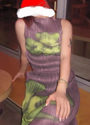 Y2K Pleated Print Top – Stretchy, Not Sheer, New, staat: Nieuw zonder prijskaartje, maat: S / 36 / 8, € 22,00, € 23,80 inclusief Kopersbescherming