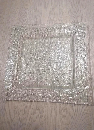 Bellissimo ed originale piatto in vetto lavorato, ideale per panettone e pandoro., condizioni: Nuovo senza cartellino, €11.90, €13.20 include la Protezione acquisti