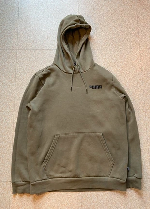 Sweat Puma kaki | Logo noir | Unisexe | Style streetwear | Parfait état, marque: Puma, état: Très bon état, taille: S, 18,00 €, 19,60 € Protection acheteurs incluse