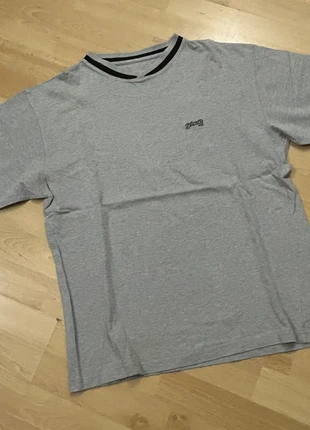T-shirt gris uni homme col V Schott - taille L, brand: Schott, condition: Good, size: L, €5.00, €5.95 includes Buyer Protection