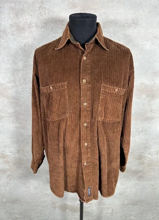Chemise Vintage En Velours Côtelé / Corduroy Guy brun clair a texture taille M, marke: Vintage Dressing, zustand: Sehr gut, größe: M, 30,00 €, 32,20 € beinhaltet Vinted-Käuferschutz Pro