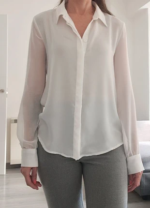 Camisa blanca talla S, brand: Trendyol, condizioni: Ottime, taglia: S / IT 40 / EU 36, €7.00, €8.05 include la Protezione acquisti
