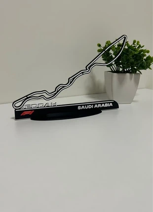 Décoration 3D Circuit F1 Jeddah – Rouge, Blanc & Noir, marca: Rouge, estado: Bueno, 10,00 €, 11,20 € Protección al comprador Pro incluida