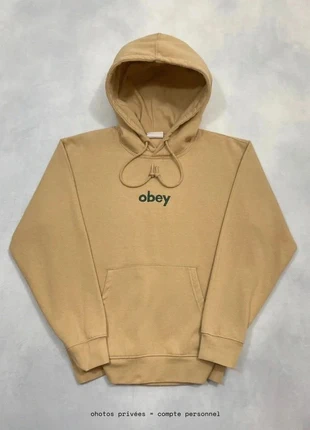Pull Obey Moutarde Broderie vert coupe large Hoodie Sweatshirt - Taille S /465, marque: Obey, état: Très bon état, taille: S, 49,00 €, 52,15 € Protection acheteurs incluse