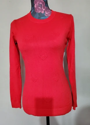Pull rouge, marke: BL Fashion, zustand: Sehr gut, größe: L / 40 / 12, 4,20 €, 5,11 € inklusive Vinted-Käuferschutz
