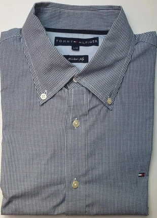 Chemise homme carreaux bleu/ blanc taille L Tommy hilfiger, marque: Tommy Hilfiger, état: Bon état, taille: L, 25,00 €, 26,95 € Protection acheteurs incluse