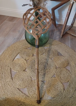 Ancien battoir tapis en rotin -vintage brocante, marque: Vintage Chic, état: Très bon état, 18,00 €, 19,60 € Protection acheteurs incluse