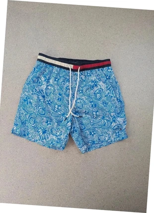 Maillot de bain Tommy Hilfiger bleu imprimé tropical | Taille S Homme, marca: Tommy Hilfiger, estado: Muy bueno, tamaño: S, 16,00 €, 17,50 € Protección al comprador Pro incluida