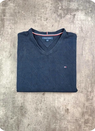 sweat col v bleu marine tommy hilfiger taille L logo brodé -PT34, brand: Tommy Hilfiger, condizioni: Ottime, taglia: L, €10.00, €11.20 include la Protezione acquisti Pro