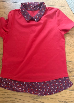 Haut Camaïeu – Taille XS – Style col chemise fleuri, brand: Camaïeu, condition: Very good, size: XS, €2.50, €3.33 includes Buyer Protection