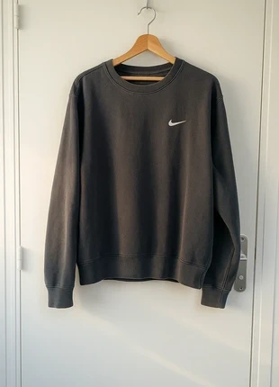 Sweat crewneck noir Nike L, single swoosh logo brodé, brand: Nike, condition: Very good, size: L, €19.00, €20.65 includes Buyer Protection