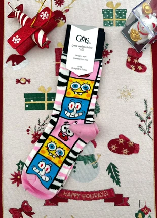 Chaussettes fantaisie Bob l’éponge Gary Crabe patrik multicolores – GMS Wellgushine, brand: SpongeBob SquarePants, condizioni: Ottime, taglia: Taglia unica, €9.99, €11.19 include la Protezione acquisti Pro