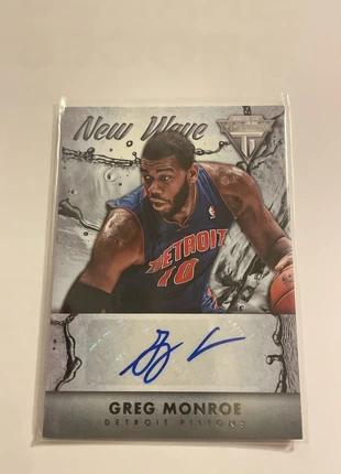 Greg Monroe (Détroit Pistons) autographe, marque: NBA, état: Très bon état, 6,00 €, 7,00 € Protection acheteurs incluse